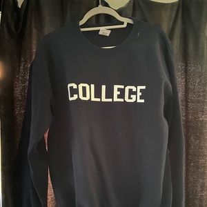 College crewneck